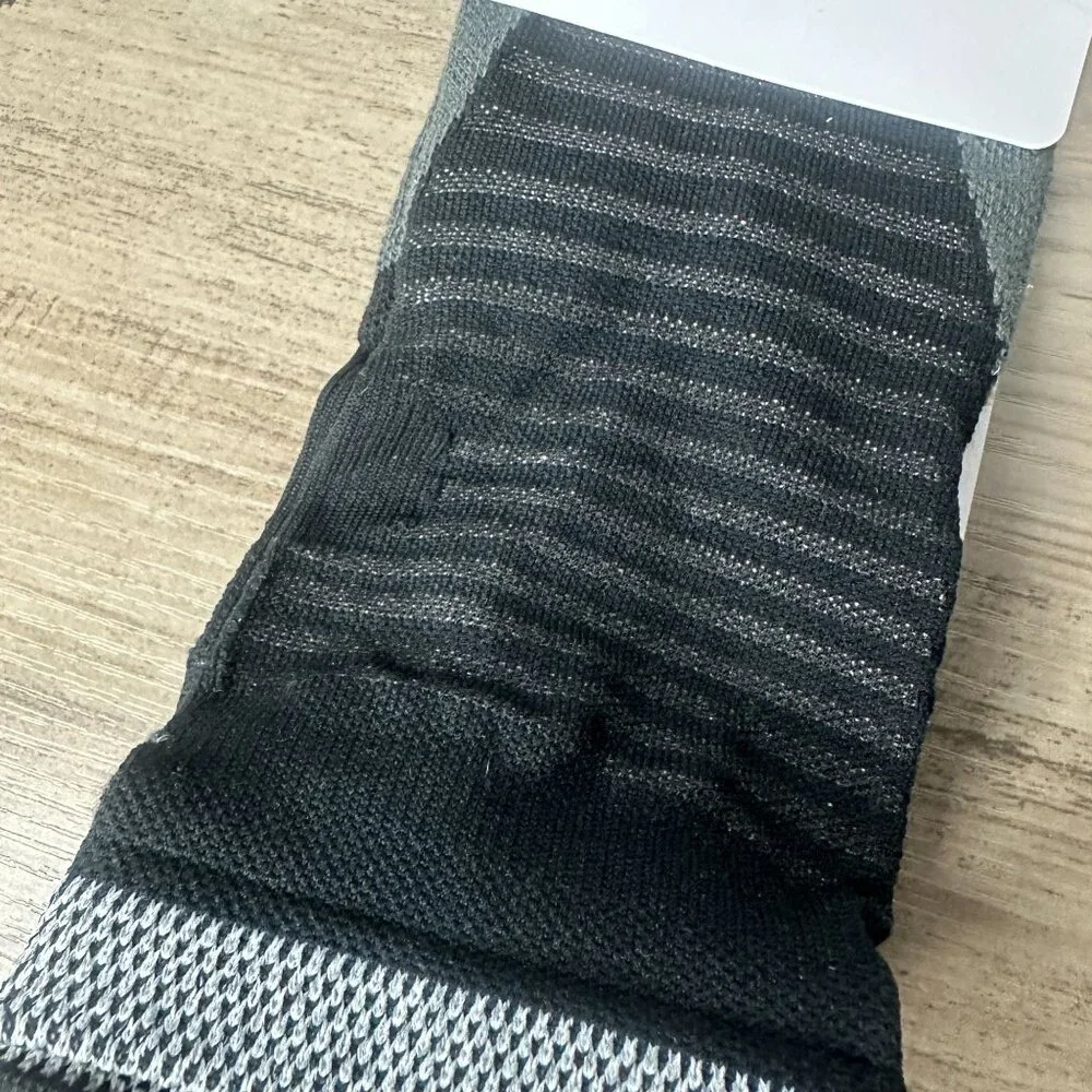 NWT Nike Unisex Spark Cushioned No Show Run Socks Black Wmn 11.5-13 Men 10-11.5